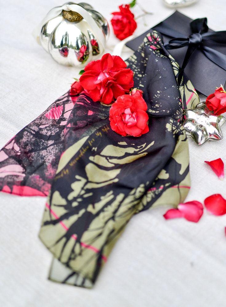 silk scarf by maracadabou- november box 2019- MY FRENCH COUNTRY HOME
