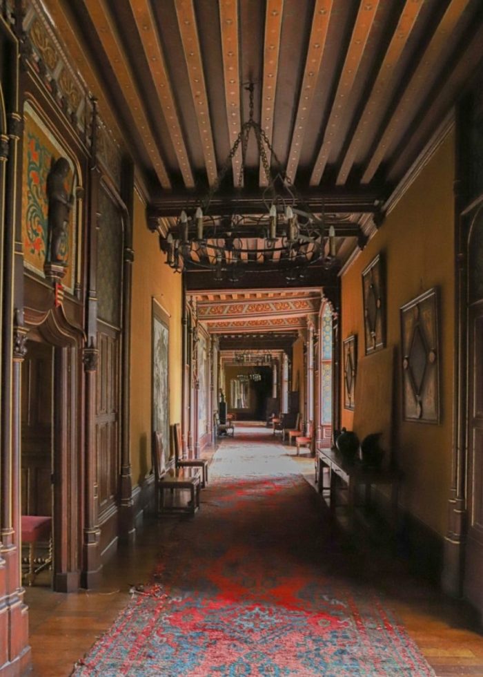 hallway in a chateau