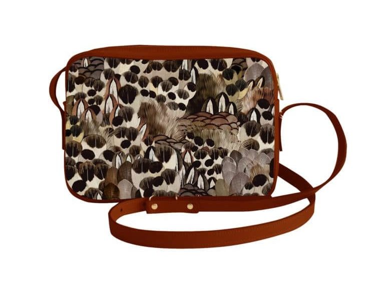will you win this crossbody bag in leather and printed cotton made in france