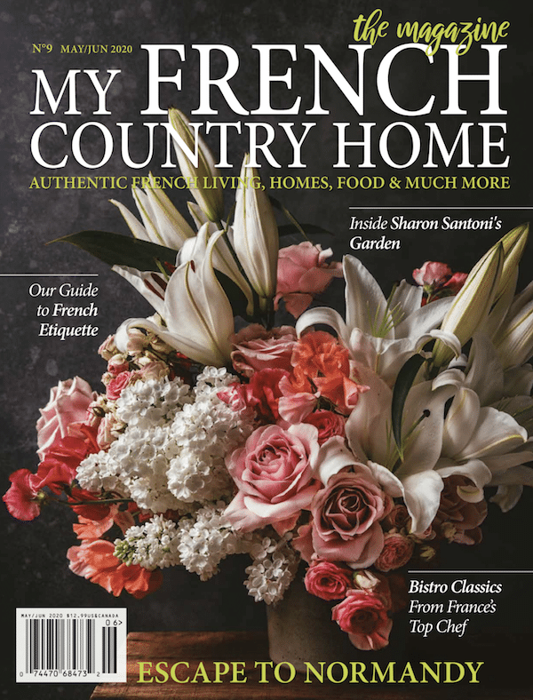 front cover of may/june magazine of my french country home