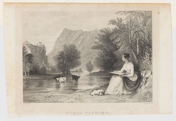 antique painting by henry smith