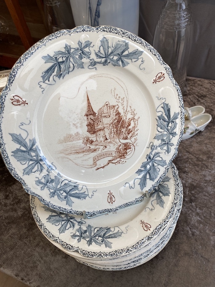 antique french transferware