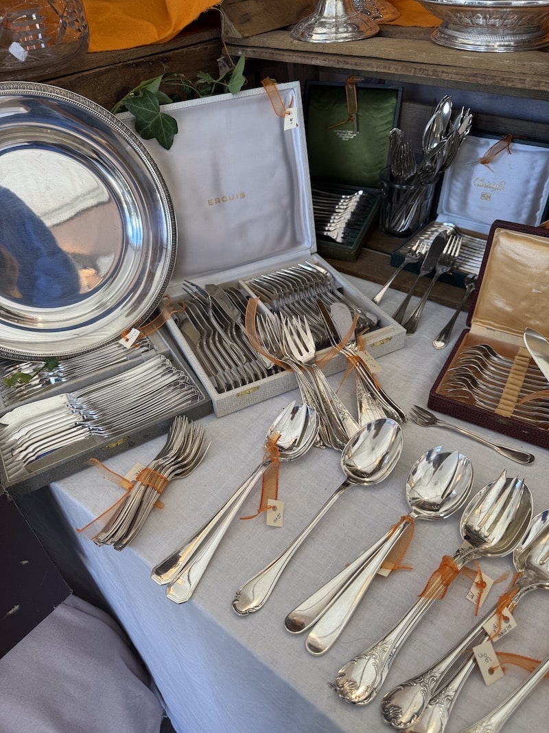 ANTIQUE SILVER AT CHATOU FAIR