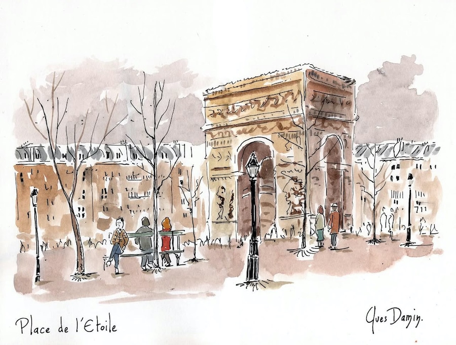 my french country home resident artist Yves Damin