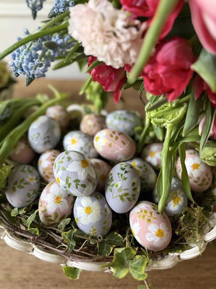 loving hand painted easter egg decoration - MY FRENCH COUNTRY HOME